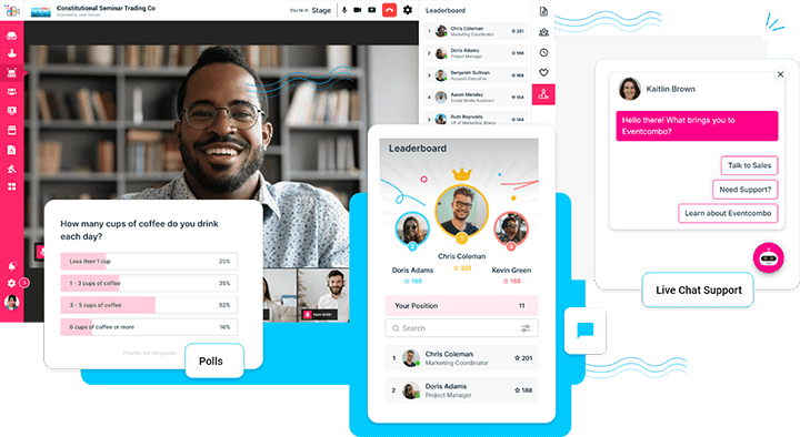Keep Attendees Hooked with Live, Dynamic Interactions