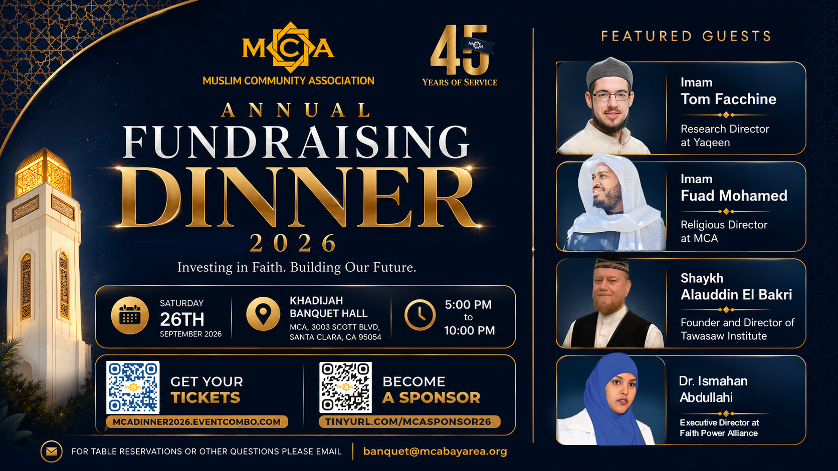 Annual Fundraising Dinner - 2026