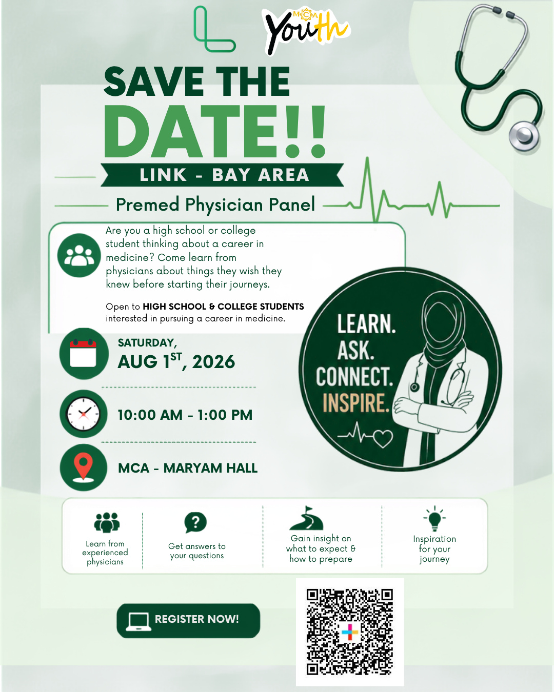 MCA Youth x Link Collab - Careers in Medicine