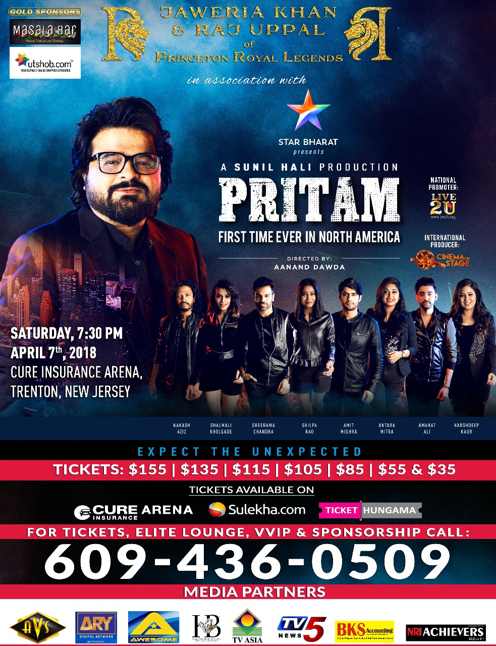 PRITAM LIVE IN MUSIC CONCERT in New Jersey