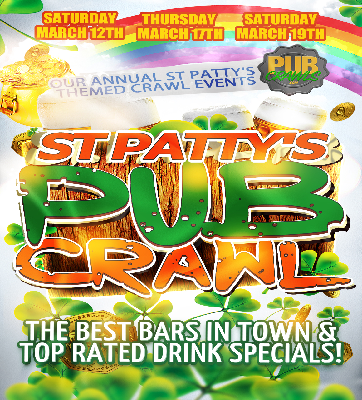 Official St Patrick's Day Bar Crawl Columbus