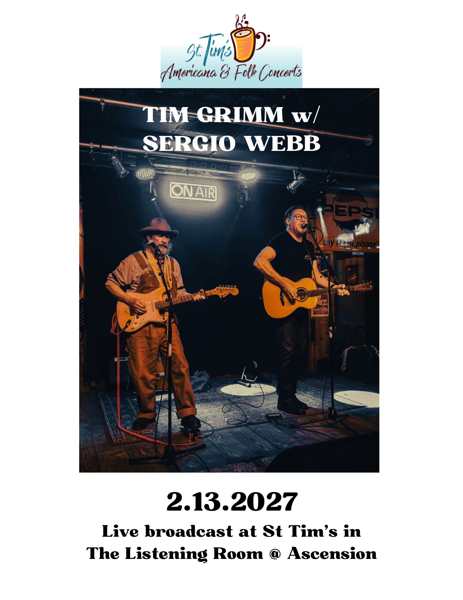 Tim Grimm with Sergio Webb