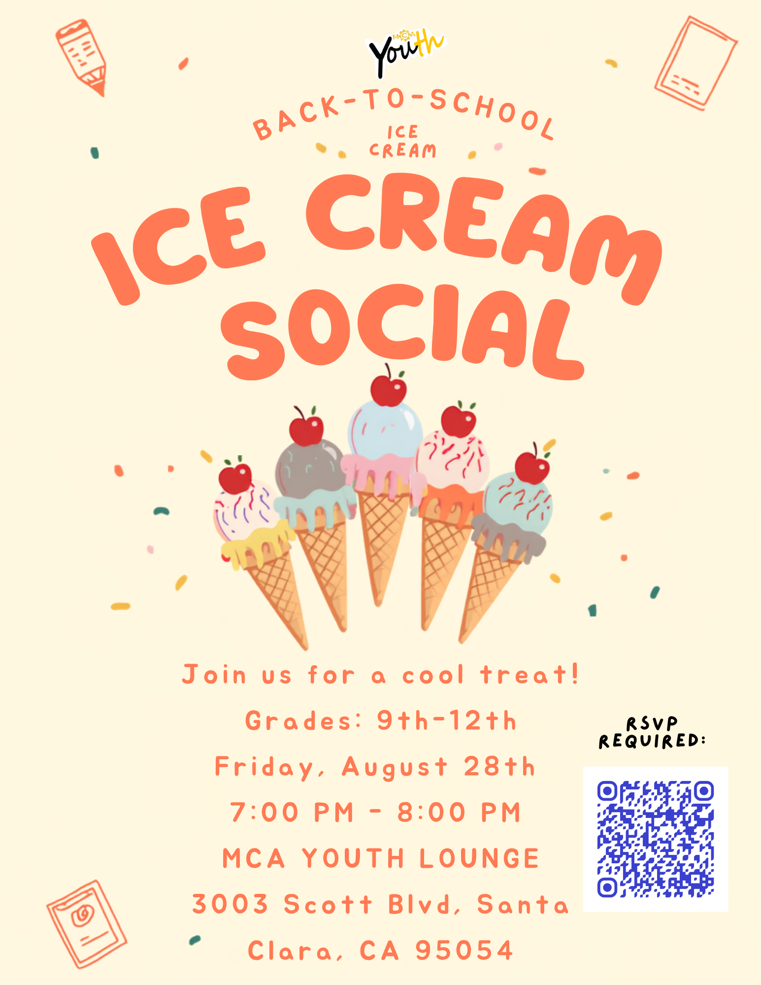 Back to School Ice Cream Social 